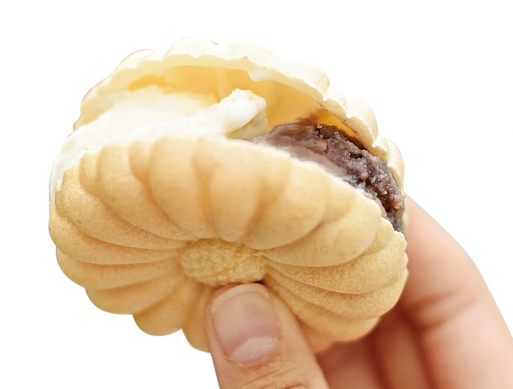 「モナカアイス」350円(各税込) 金沢 甘納豆 かわむら