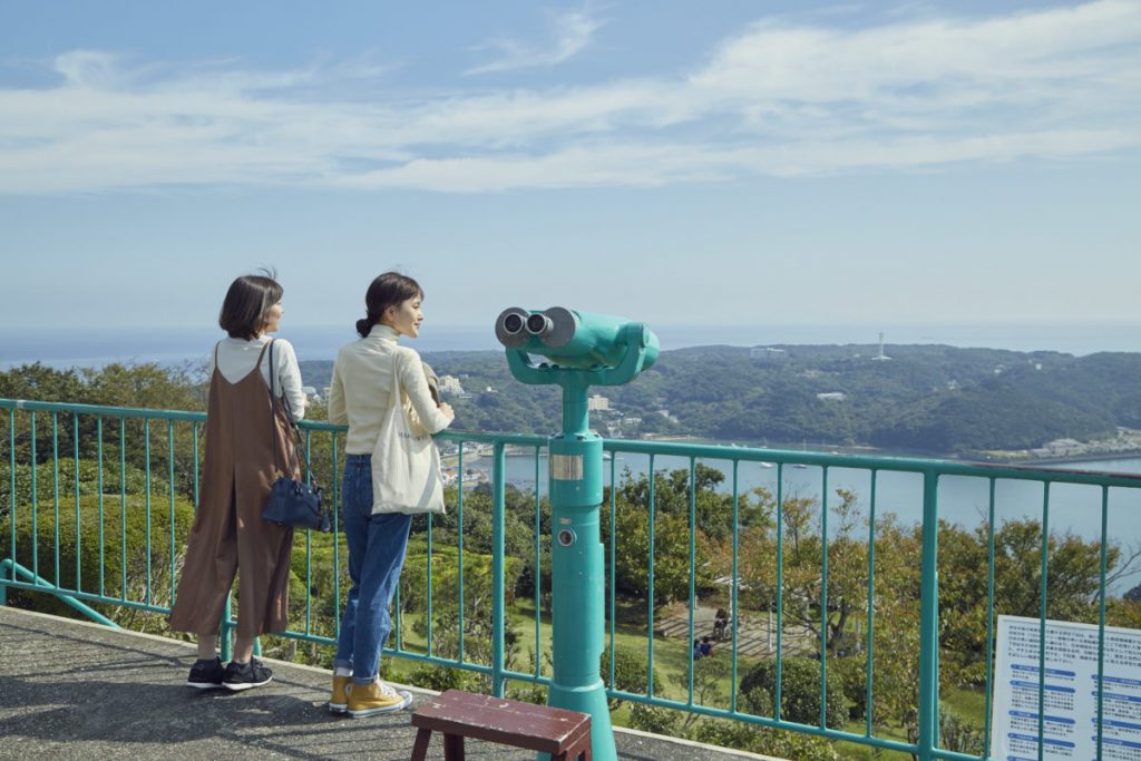 寝姿山の展望台 寝姿山の展望台