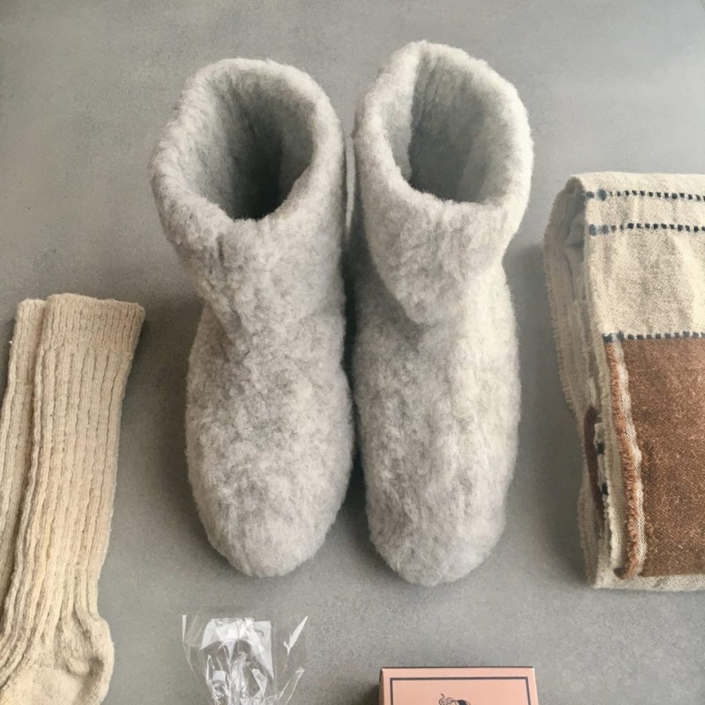 「WOOL BOOTIE」6000円 The Tastemakers&Co.
