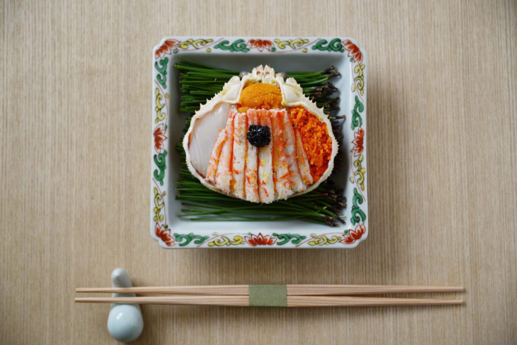 先附の香箱蟹 の弥七2