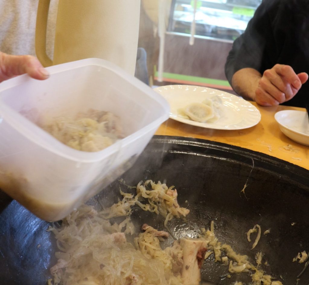 翌日、麺を入れて食べようっと。 IMG_3362