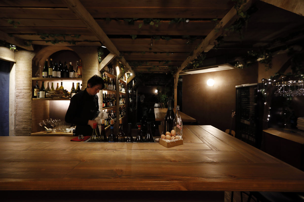 〈komorebino natural wine bar〉／祇園