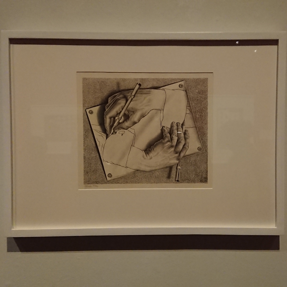 『描く手』1948年