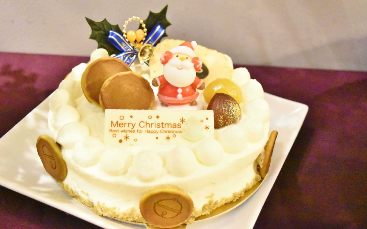 元町 香炉庵「抹茶どらやきのクリスマスケーキ」(3,024円)