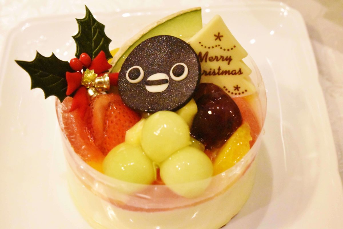 〈京橋千疋屋〉「cuteなSuicaのペンギンケーキ」