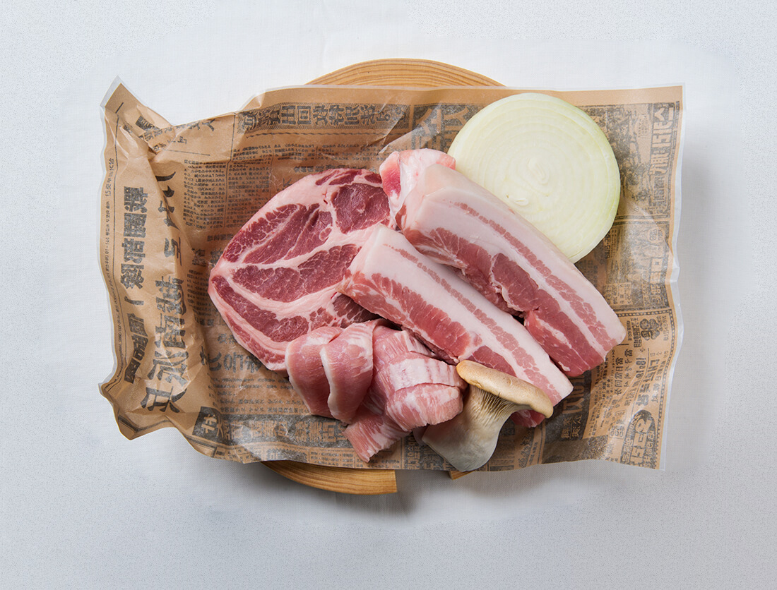 「プジュッカン ハンパン」豚肉盛り合わせ2人前3,980円