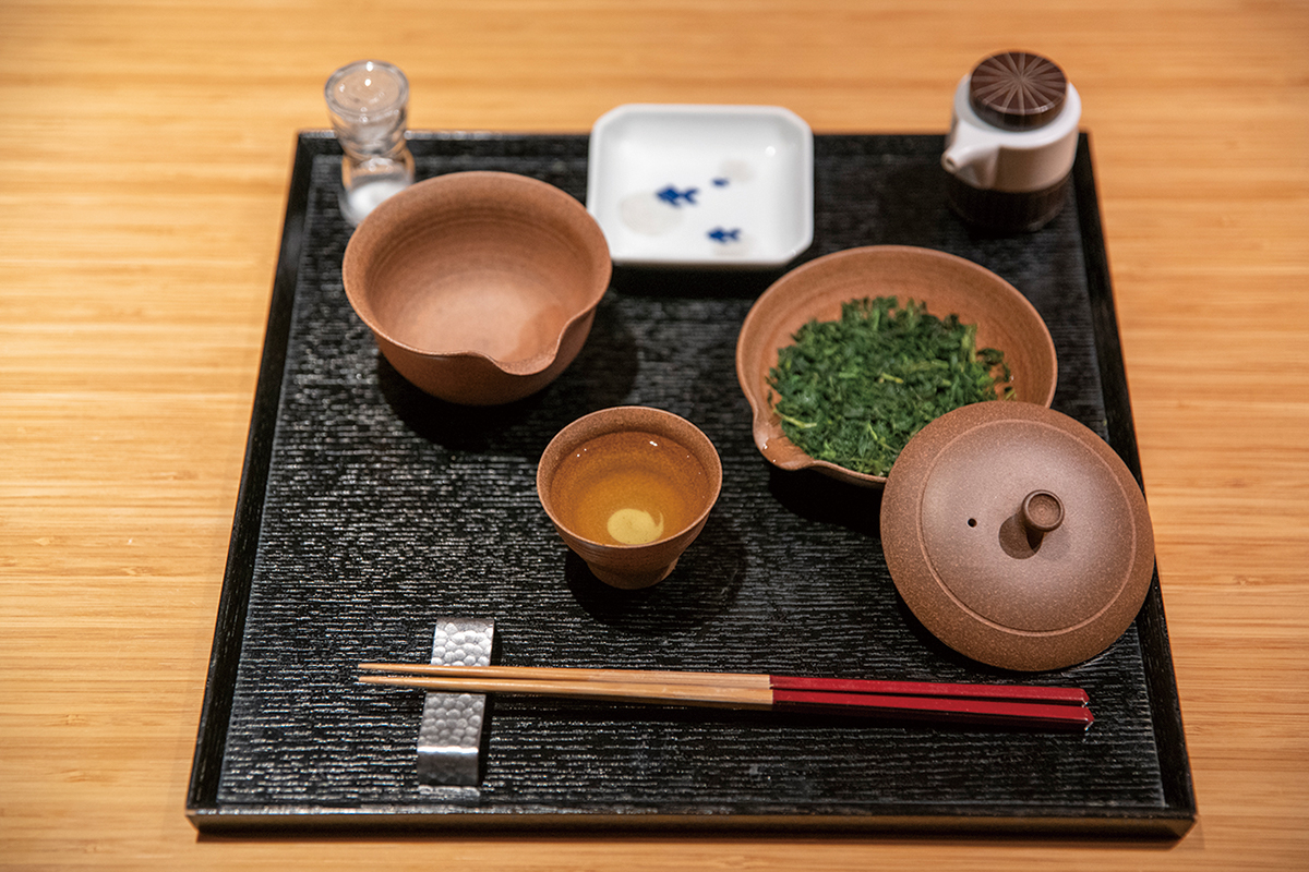 日本茶体感コースは3,200円（要予約）
