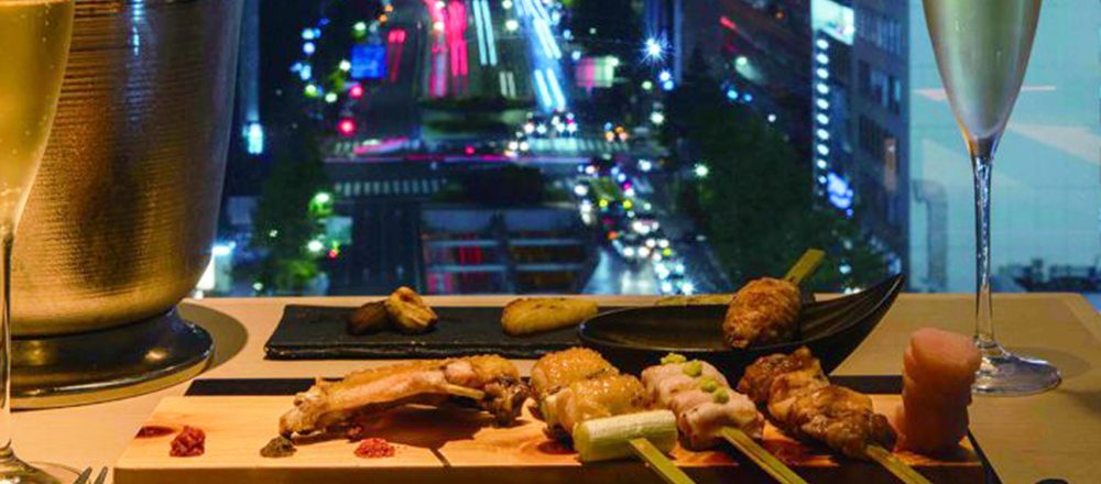 東京タワーを望む夜景 絶品比内地鶏 おしゃれな人気焼き鳥店 銀座かしわ とは Food Hanako Tokyo