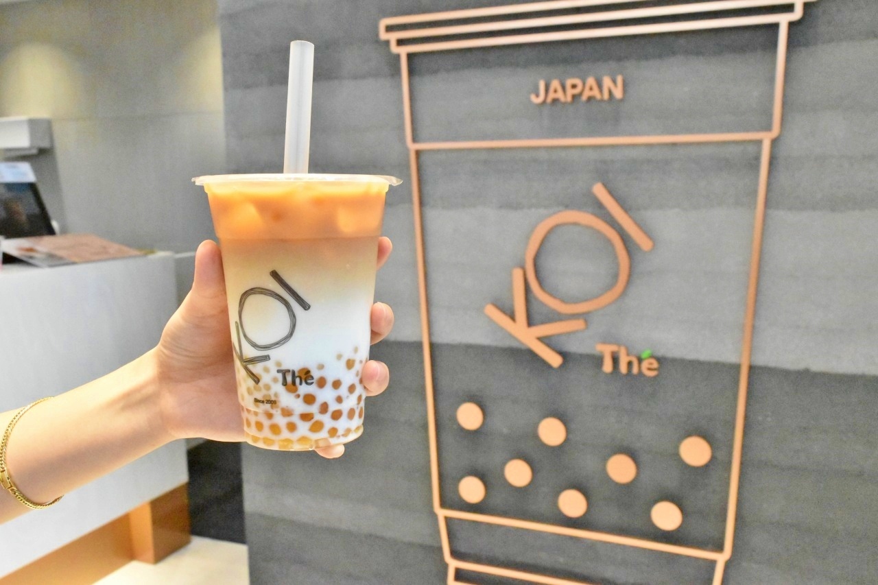 賞味期限2時間の新鮮なタピオカを使用。〈KOI Thé（コイ・ティー