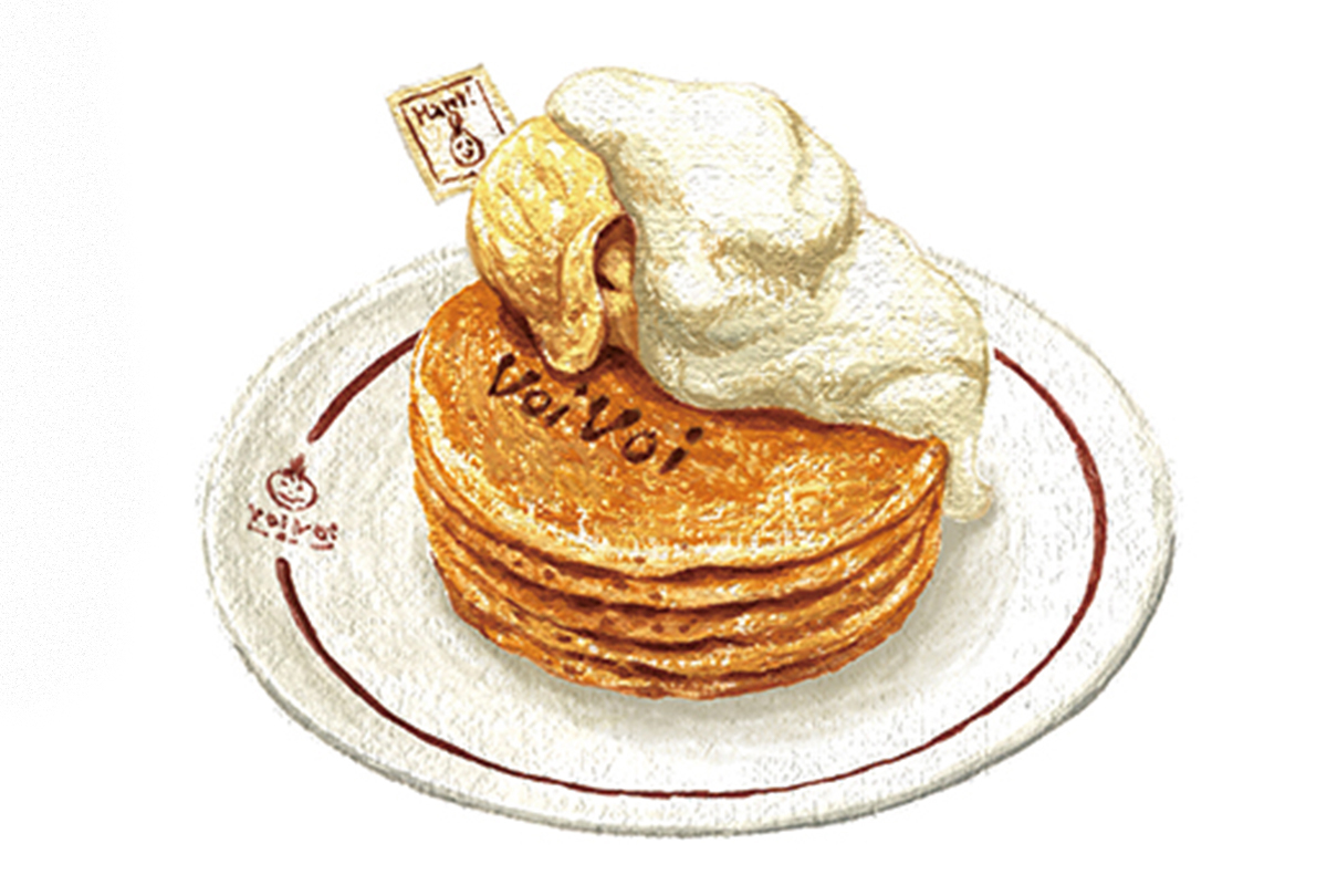 「クラシックバターミルクパンケーキ」700円（税込）