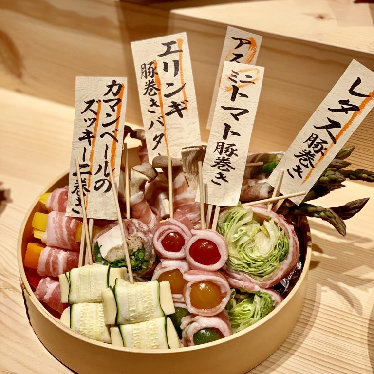 「ベジ串メニュー」259円〜 渋谷 ベジ串 創作おでん ぬる燗佐藤