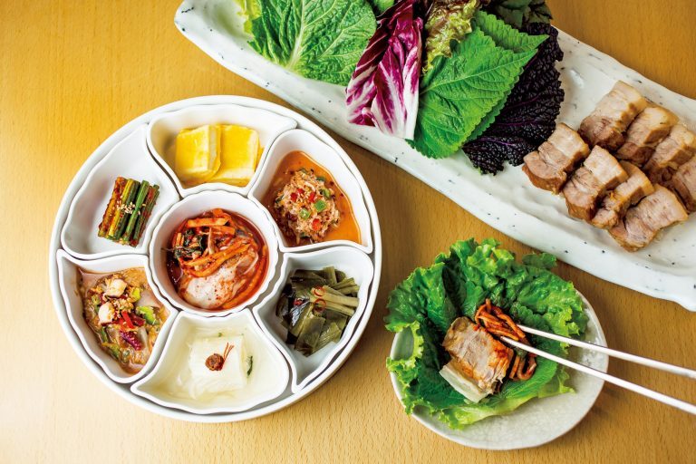 サムして食べる 薬膳韓方ポッサム ~色んな具材をのせて~ ¥1,980 suranje-015-768x512
