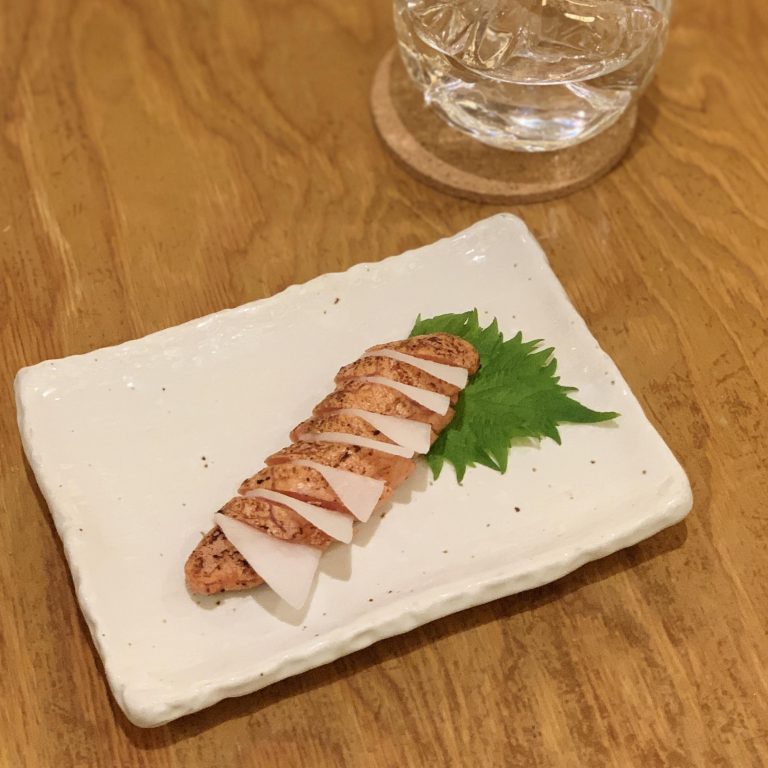 「炙り明太子」800円。 「炙り明太子」800円。