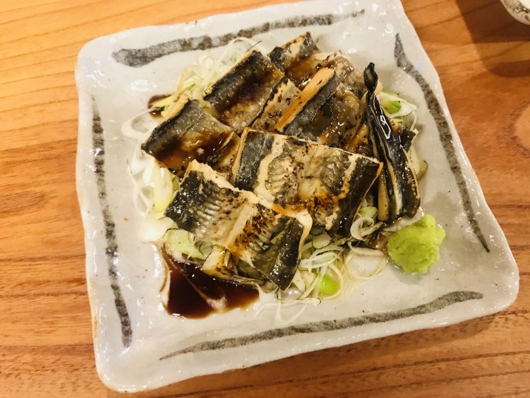 「煮穴子」990円。 人形町 酒場 大穴