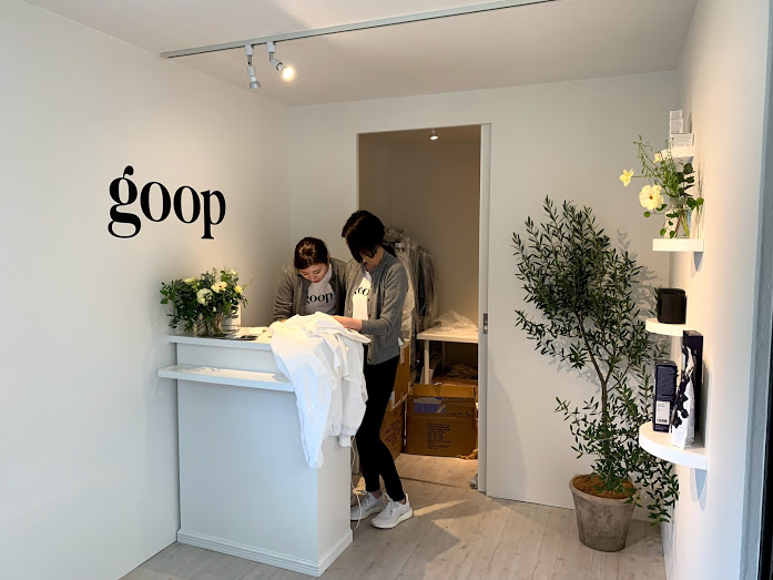 六本木　goop TOKYO pop-up ＆ café