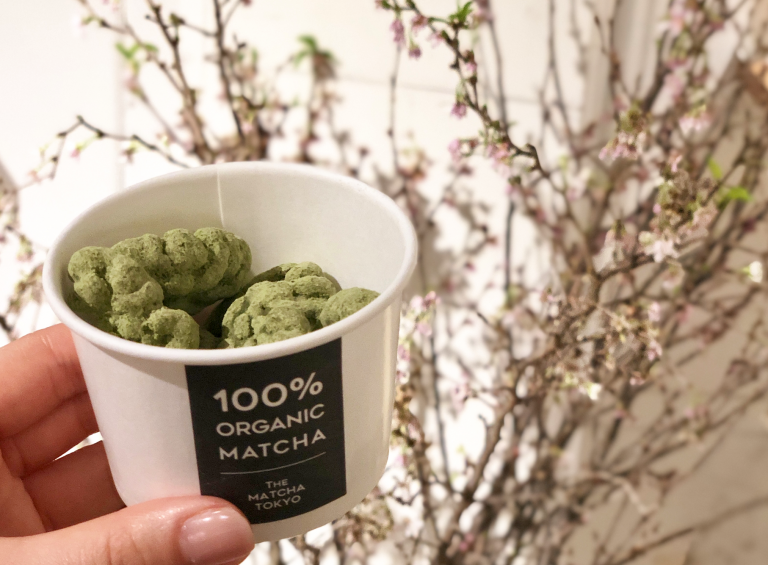 「チョコレートセット」250円(税別) 神宮前 THE MATCHA TOKYO