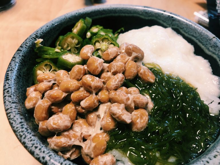 自分の昼食に作った納豆パスタ(味付けは醤油・味醂・ごま油・だしの素) 自分の昼食に作った納豆パスタ(味付けは醤油・味醂・ごま油・だしの素)