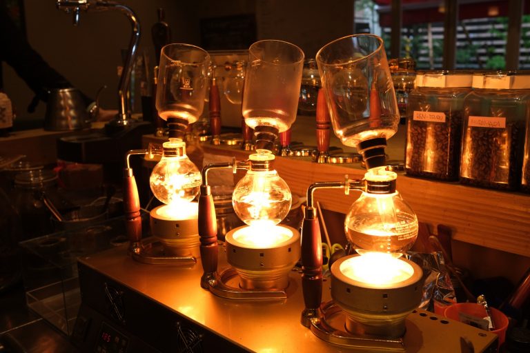サイフォンで抽出したコーヒーが絶品! DSCF6531