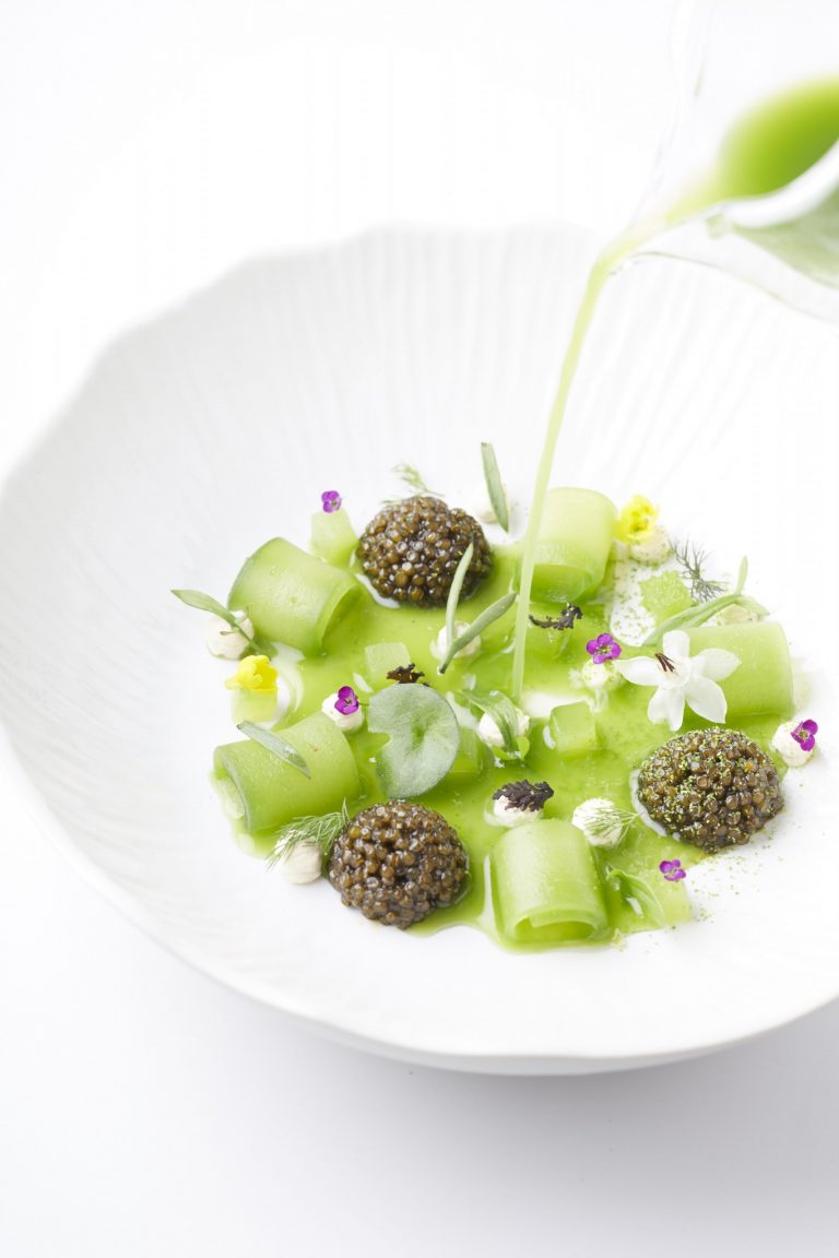 Cucumber with Oscietra Caviar Cucumber with Oscietra Caviar