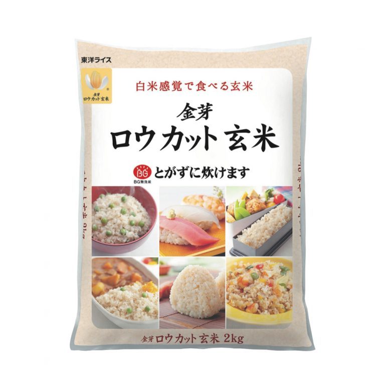「金芽ロウカット玄米」2㎏ 1,242円（参考価格）