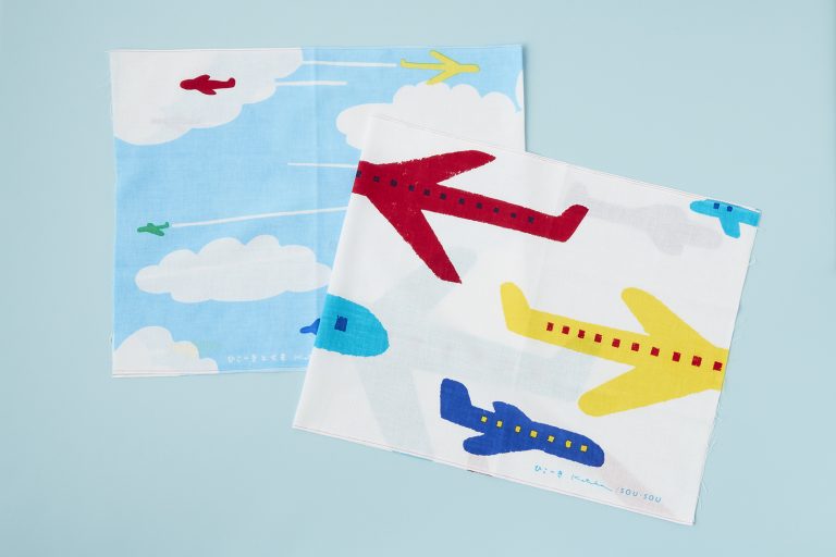〈SOU・SOU〉の「手拭い 飛行機・雲」 〈SOU・SOU〉の「手拭い 飛行機・雲」