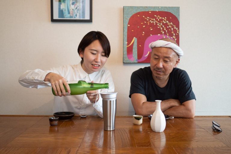 (魔法瓶にお湯を入れて、ちろりで温めるだけで燗酒が簡単にできちゃいます。やり方は前回記事を参照!) _C046122