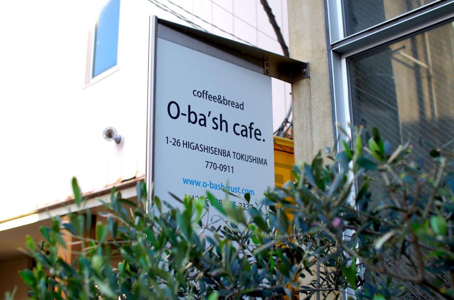 O-ba'sh cafe.　徳島