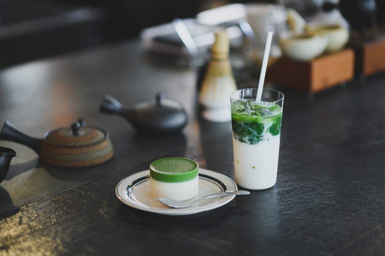 「抹茶プリン」 西荻窪 Satén japanese tea