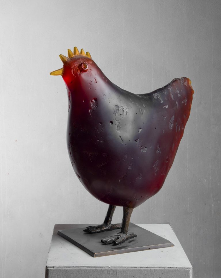 《Slepice / Hen》2016年 作家蔵撮影:Gabriel Urbánek 3「イヴァナ・シュラムコヴァ ここにあるもの」