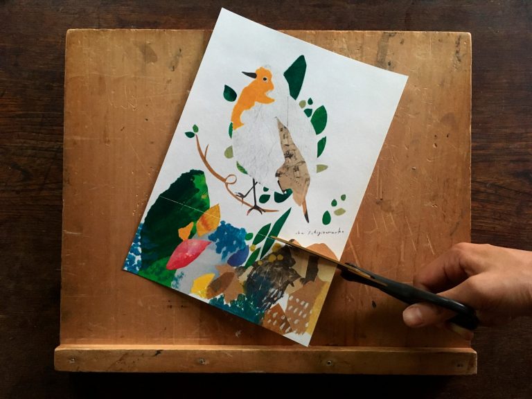 切って 貼るだけで完成 貼り絵作家が教える おうちにあるものでできるプチアートのキホン Lifestyle Hanako Tokyo