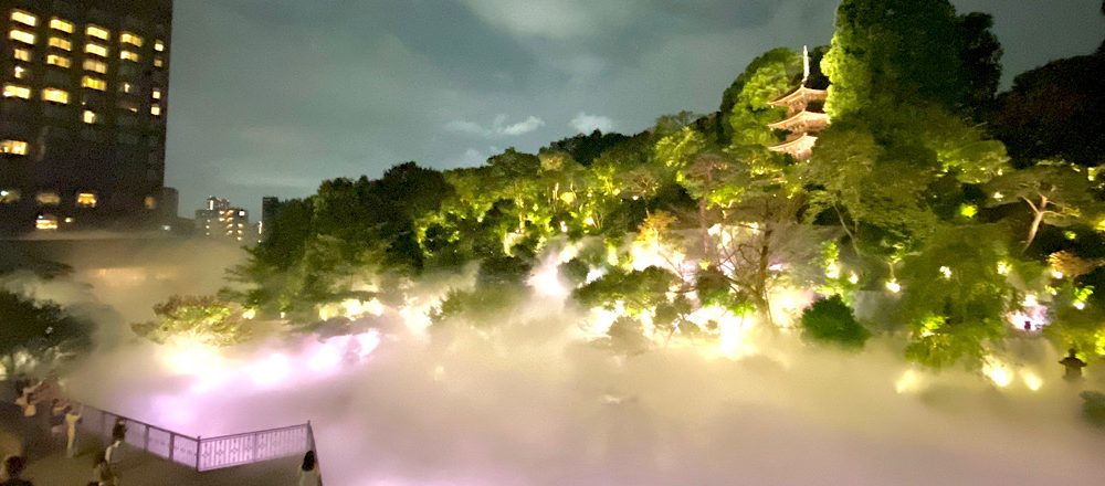 都会の真ん中に雲海?!〈ホテル椿山荘東京〉の東京雲海を見にいこう。