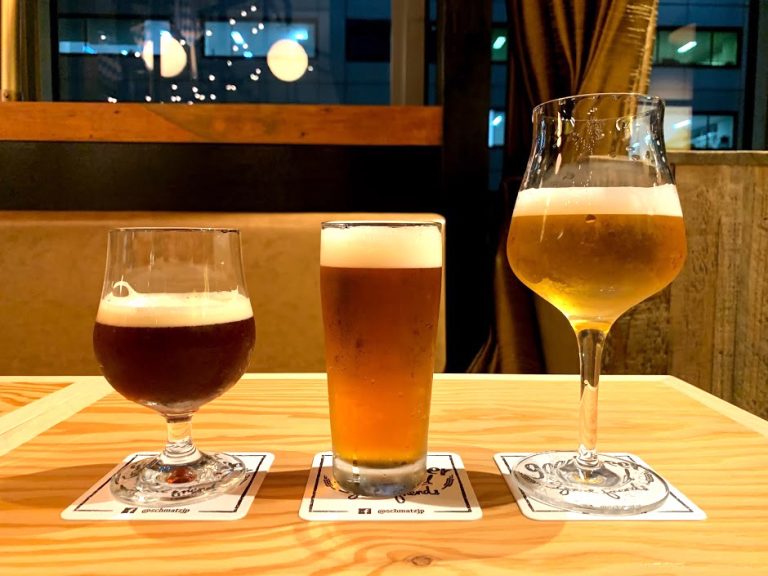 10月1日から新しく登場したオリジナルのビール。右から「ババリアヘレス」、「ジャーマンラガー」、「ドゥンケル」。