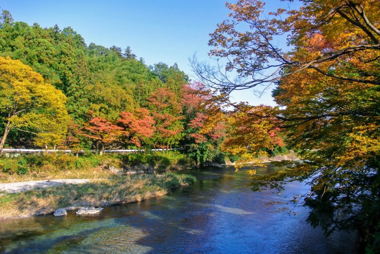 川のせせらぎと美しい紅葉 多摩の自然を身近に感じる あきる野市 秋川渓谷 サイクリング旅へ Travel Hanako Tokyo