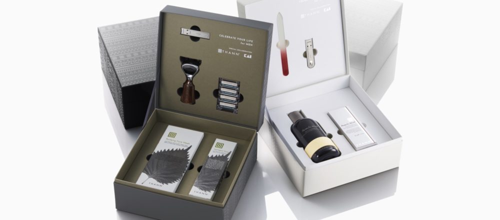 クリスマスギフトにおすすめ!人気ブランド〈貝印〉×〈THANN〉がコラボしたホリデーコフレが登場。