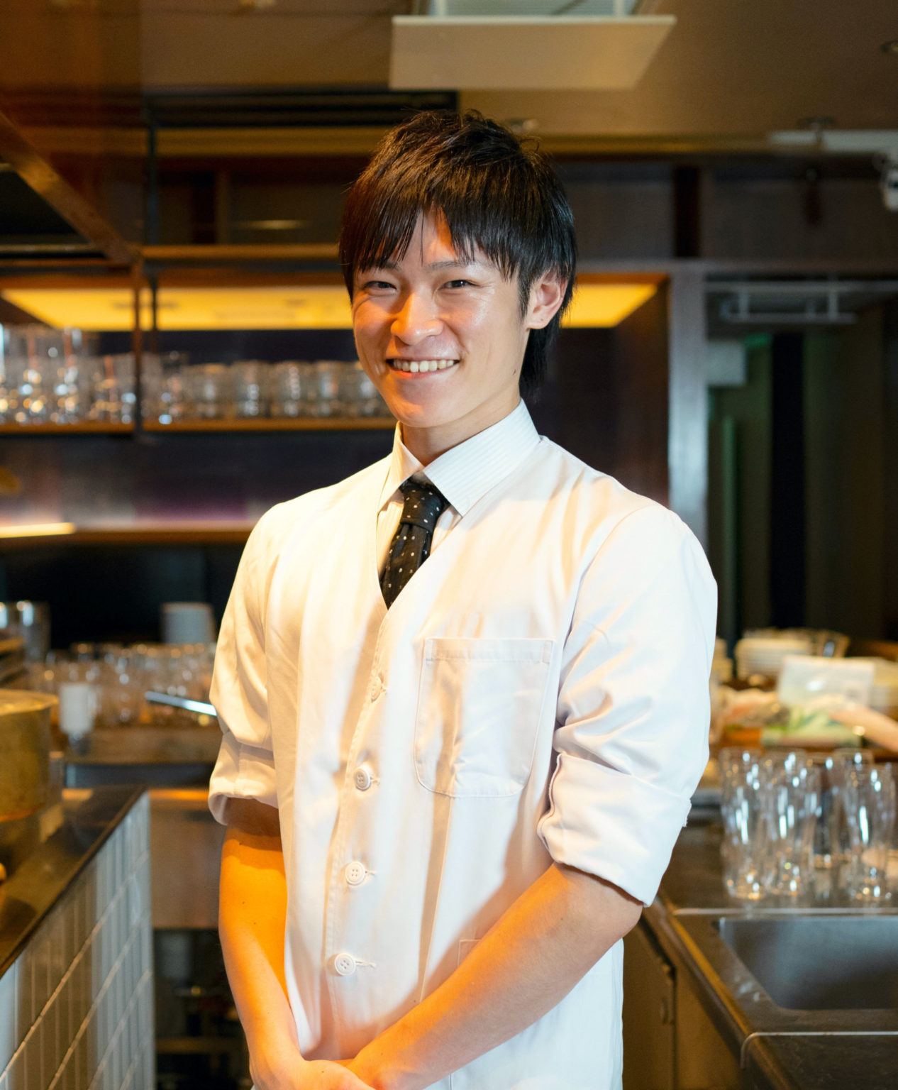〈会員制 寿司割烹鷹勝 銀座本店〉の板長・橋本竣汰さん。同店では和食を提供（2020年内は日曜のみ）。