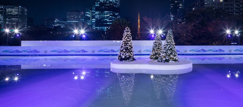 Midtown Ice Rink ミッドタウン アイスリンク の屋外アイススケートリンクで ひんやり氷の世界を体験 Report Hanako Tokyo