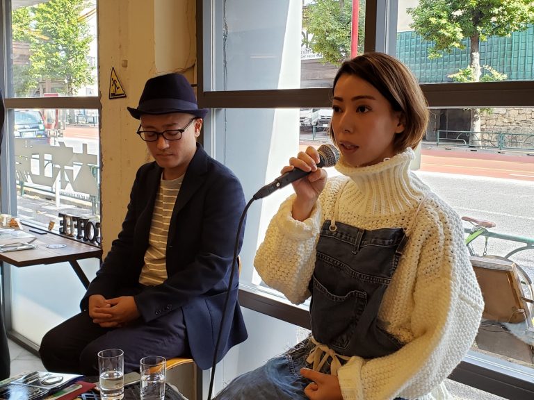 手前より薬膳料理研究家・ヤマグチヒロさん、〈米豆麦造り株式会社〉代表取締役・入海健さん。 西麻布 大泉工場