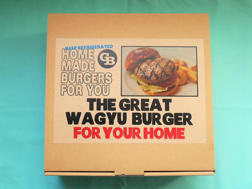 「THE GREAT WAGYU BURGER FOR YOUR HOME」3,024円（税込）。※送料別