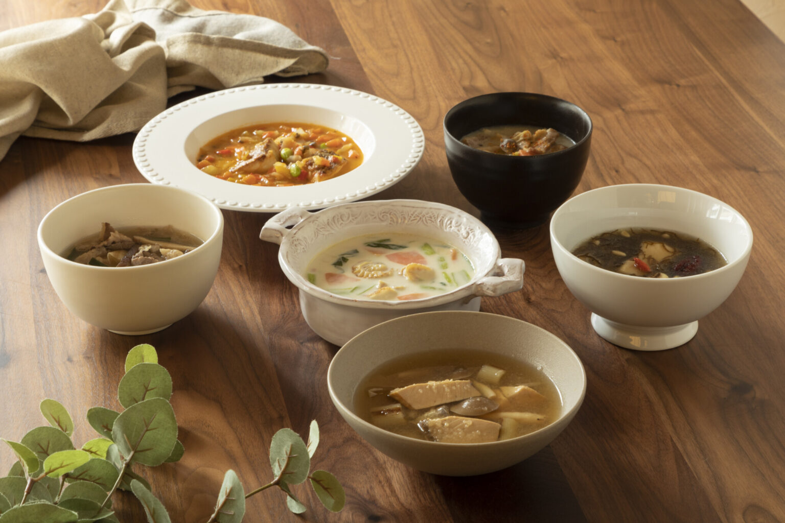 〈冷凍良食〉の主食スープシリーズ