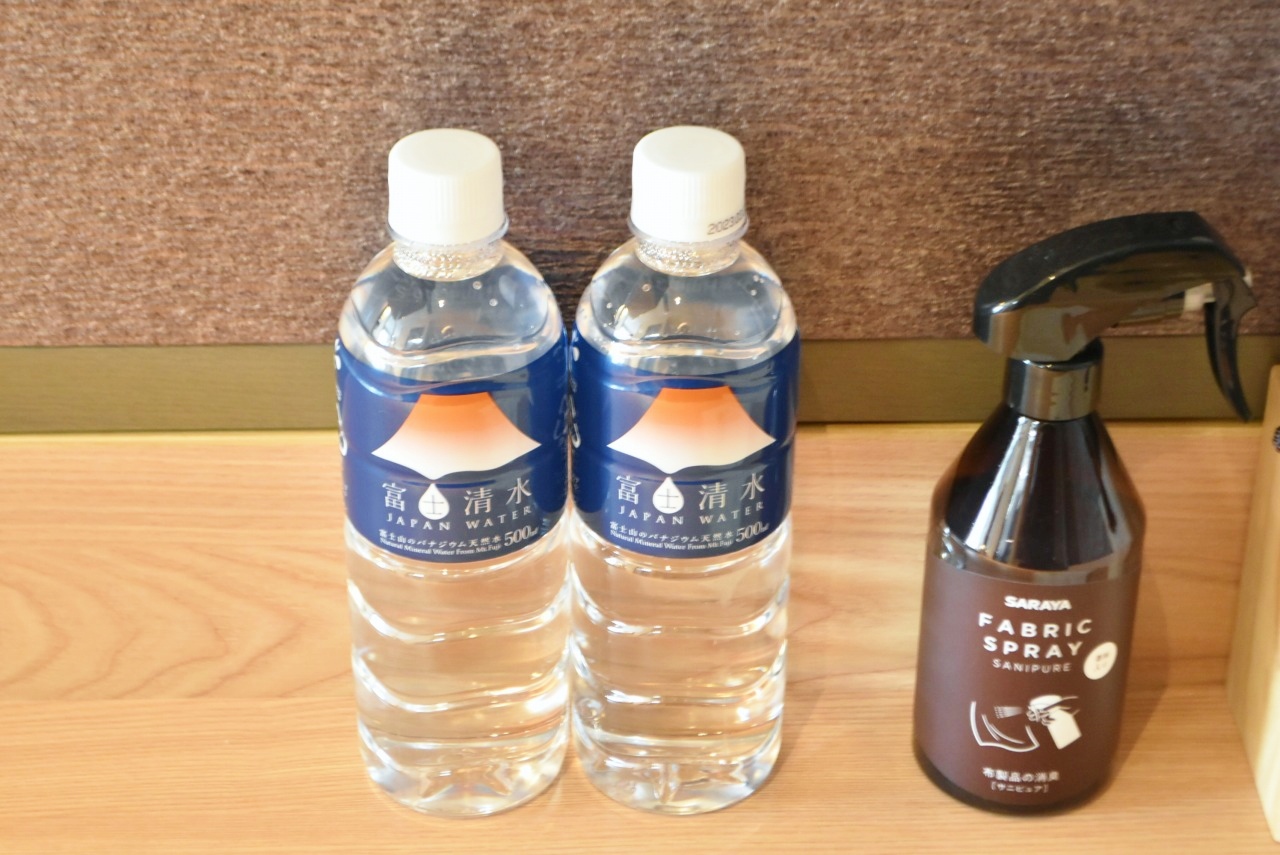 富士山の水も無料。