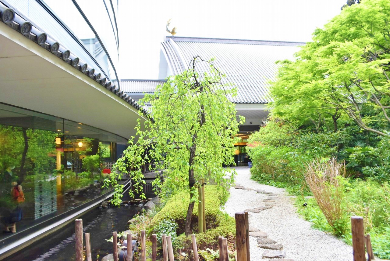 日本の美しい四季が楽しめる庭園。