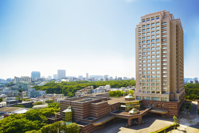 恵比寿ガーデンプレイス内に位置する〈ウェスティンホテル東京〉。