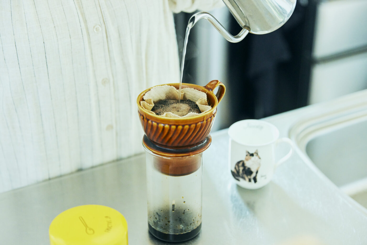 使い捨ては卒業 洗って繰り返し使える リネンコーヒーフィルター の作り方 Hanako Web