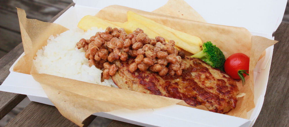 気分はバイキング びっくりドンキー のハンバーグを納豆カスタム なっとう娘の ねばログ 毎日通信 Hanako Tokyo