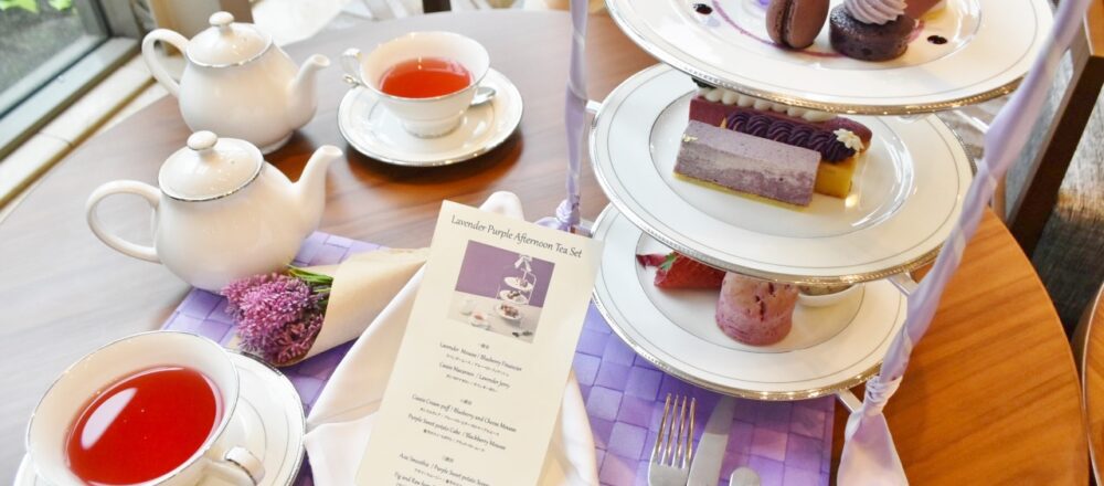 グランドニッコー東京 台場 でラベンダーパープルアフタヌーンティー 8月31日 火 までの期間限定開催 Report Hanako Tokyo