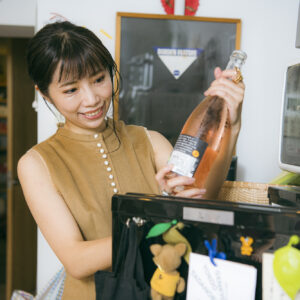お酒は冷蔵・常温保存で数種類常備。