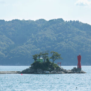 岩手県大槌町の「蓬莱島」ひょっこりひょうたん島のモデルのひとつといわれる