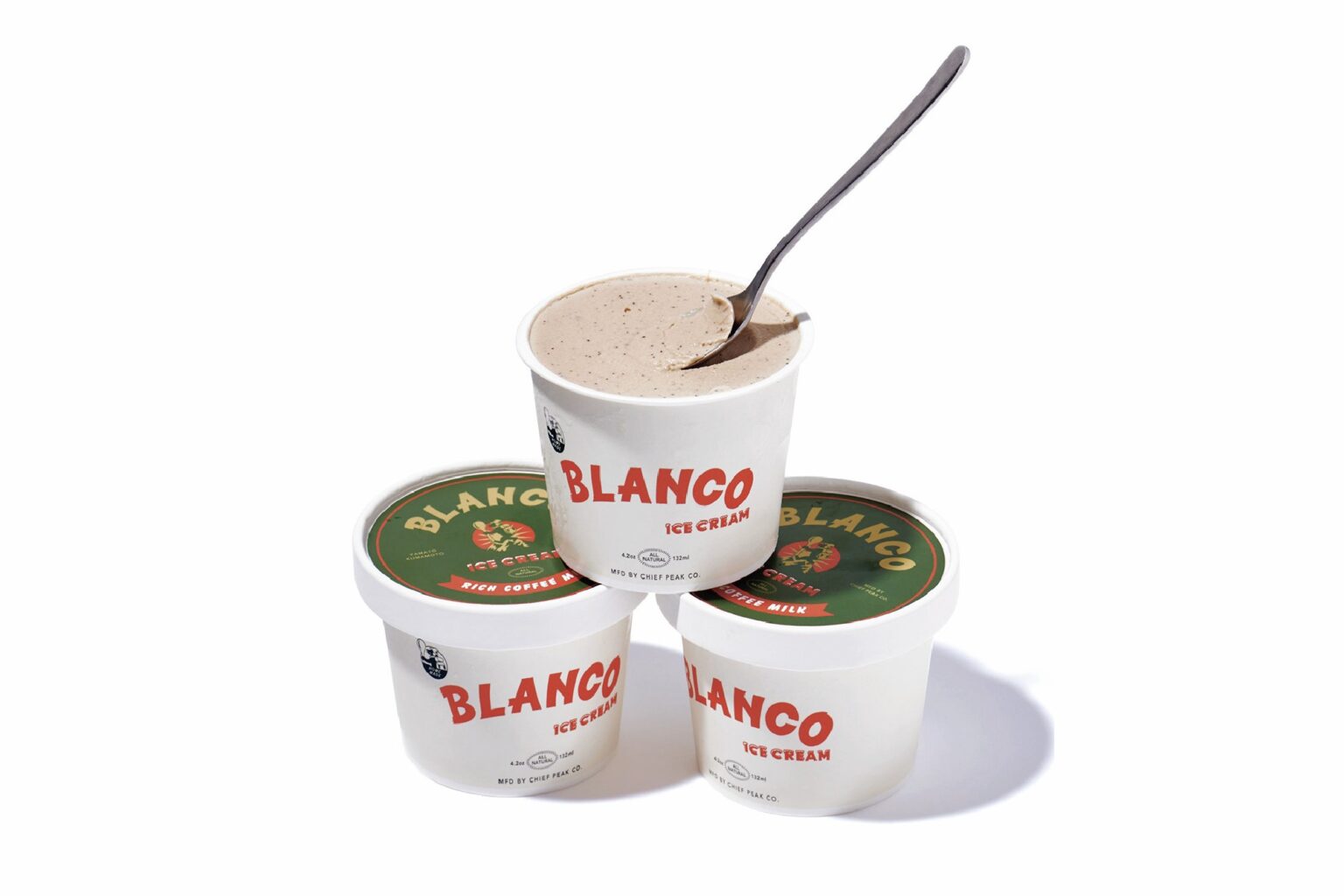 〈BLANCO ICE CREAM〉のリッチコーヒーミルク／熊本