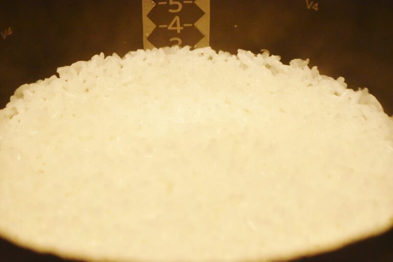 蓋を開けるとお米がツヤツヤ。このまま食べてしまいたくなるほどいい香り。