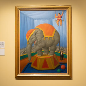 『象』2007年 油彩／カンヴァス。